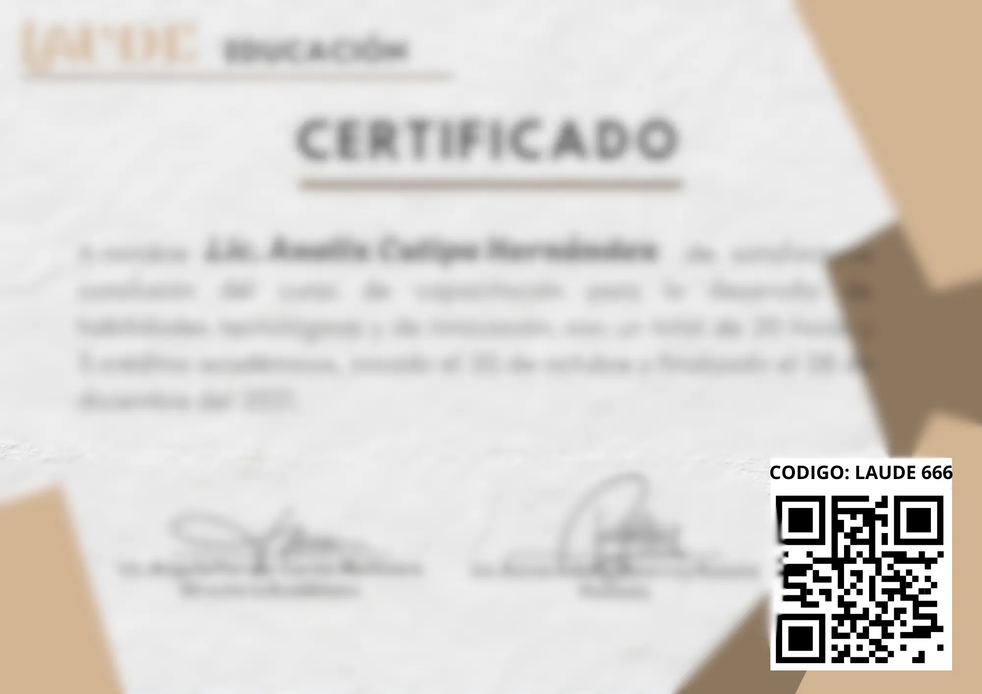 Certificado